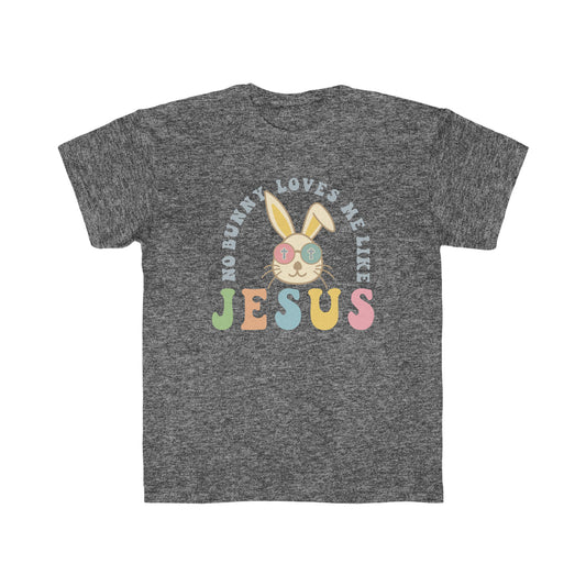 No Bunny Loves You Like Jesus Kids Regular Fit Tee